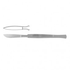 Dissecting Knife / Opreating Knife With Metal Handle Stainless Steel, 15 cm - 6" Blade Size 35 mm